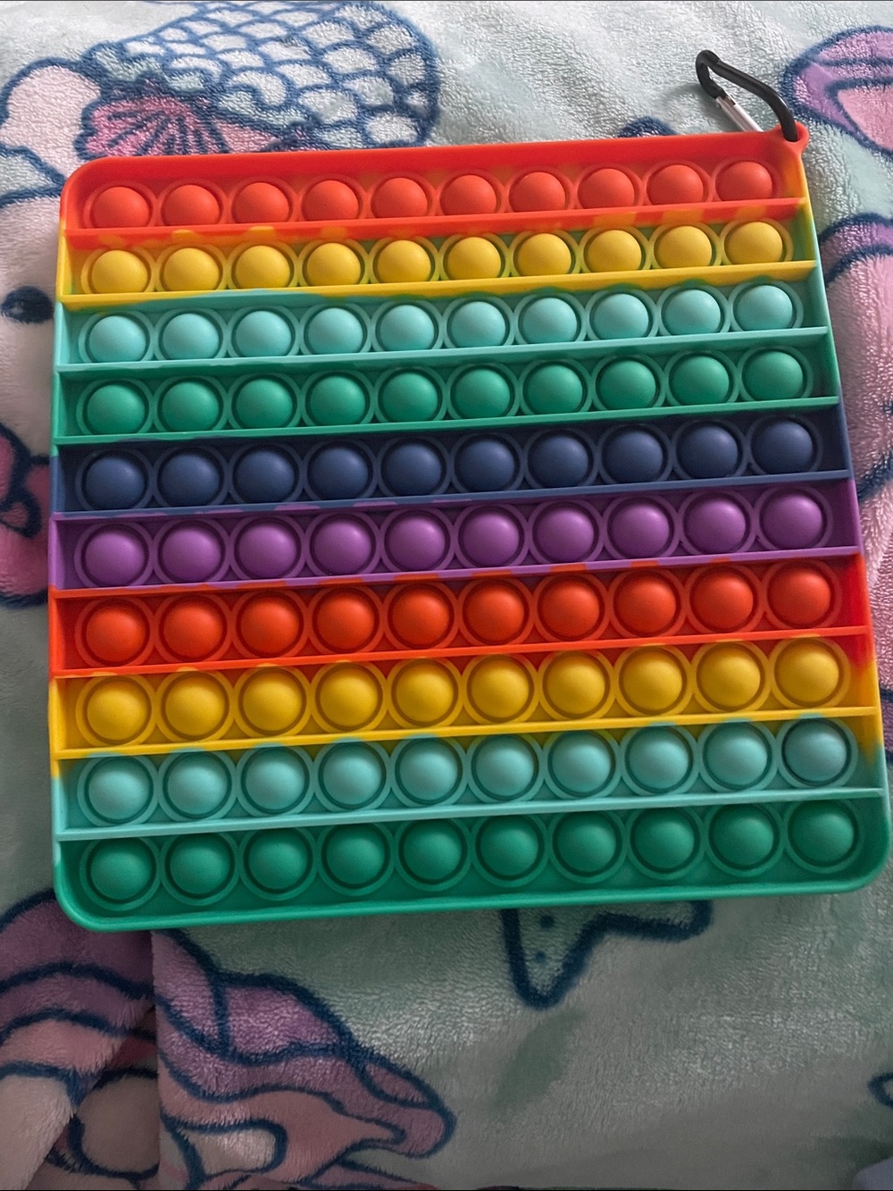 Rainbow Square 100 Pop Pop-It Sensory Fidget Toy